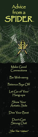 Advice from a Spider Laminated Bookmark