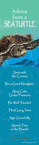 Advice from a Sea Turtle Laminated Bookmark