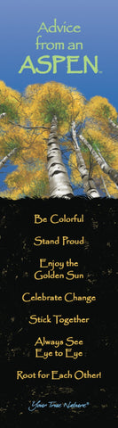 Advice from an Aspen Laminated Bookmark