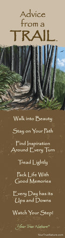Advice from a Trail Laminated Bookmark