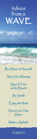 Advice from a Wave- Hawai'i- Laminated Bookmark