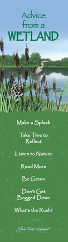 Advice from a Wetland Laminated Bookmark