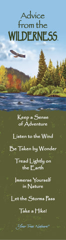 Advice from the Wilderness Laminated Bookmark