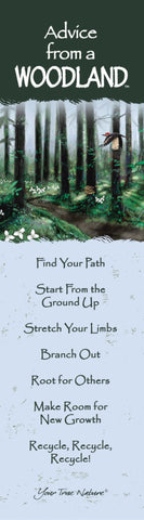 Advice from a Woodland Laminated Bookmark