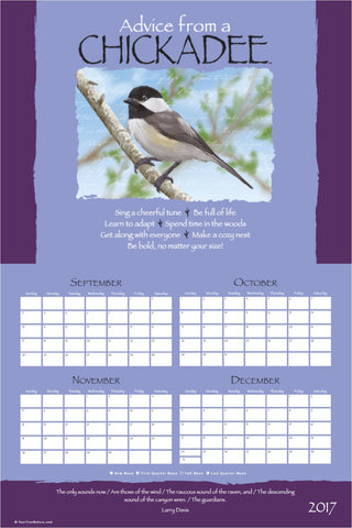 Advice from Nature - 2018 16-Month Wall Calendar