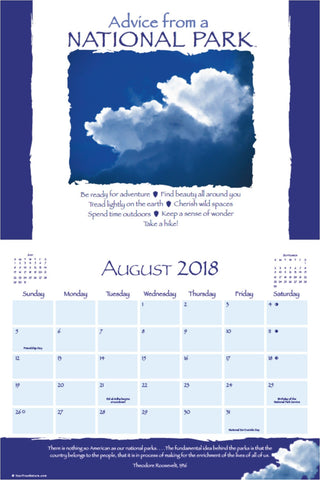 Advice from Nature - 2018 16-Month Wall Calendar