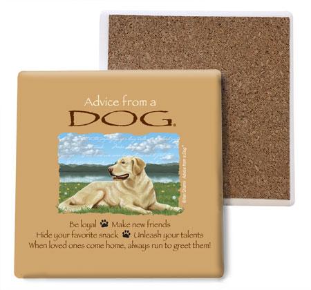 Advice from a Dog Coaster Set
