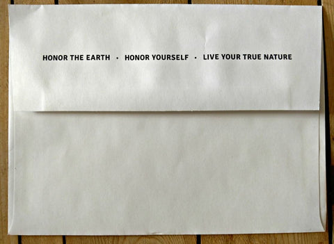 Advice from Nature Holiday Greeting Card Set (Blank 15 pack)