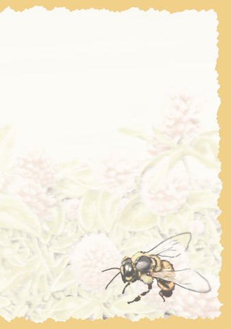 Advice from a Honey Bee Greeting Card - Blank