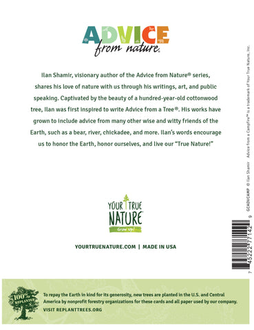 Advice from a Campfire Greeting Card - Blank