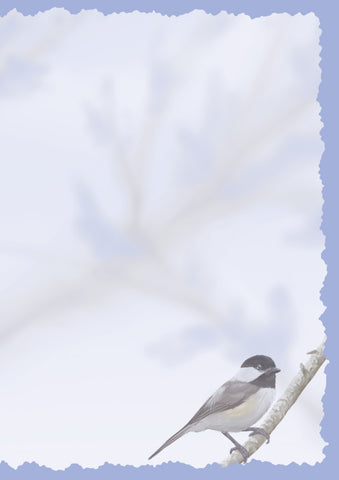 Advice from a Chickadee Greeting Card - Blank