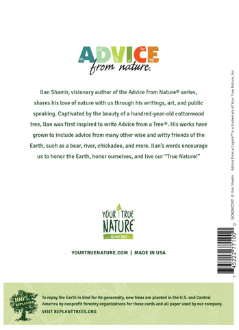 Advice from a Coyote Greeting Card - Blank