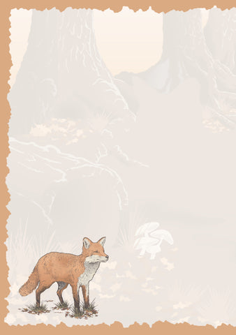 Advice from a Fox Greeting Card - Blank