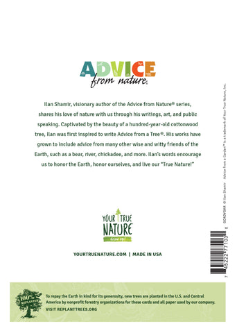 Advice from a Garden Greeting Card - Blank