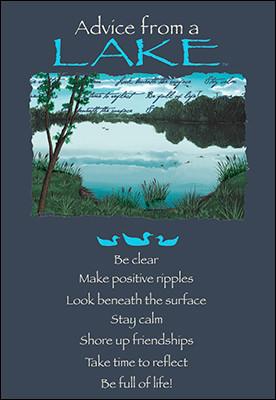 Advice from a Lake Greeting Card - Birthday