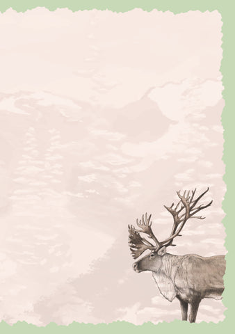 Advice from a Reindeer Greeting Card - Blank