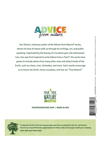 Advice from a Robin Greeting Card - Blank