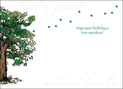 Advice from a Tree Greeting Card - Birthday