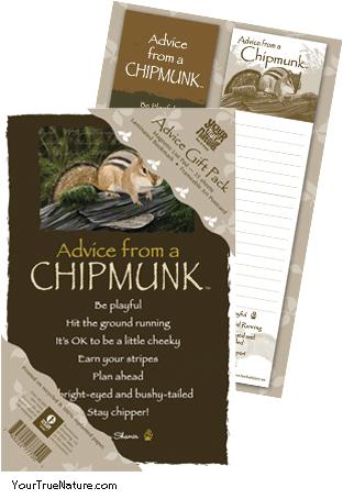 Advice from a Chipmunk Gift Pack