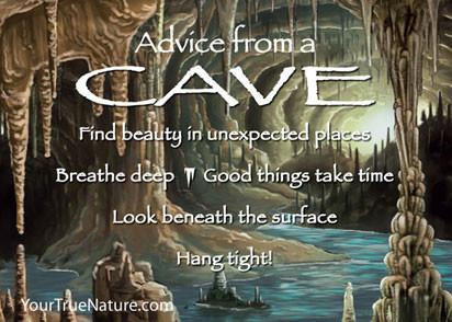 Advice from a Cave Jumbo Magnet