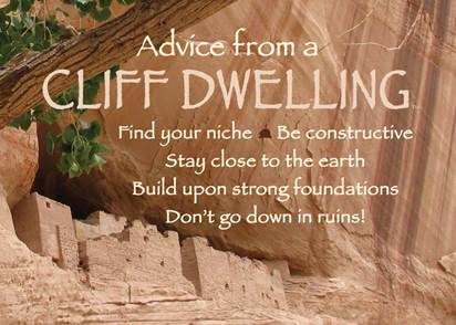 Advice from a Cliff Dwelling Jumbo Magnet