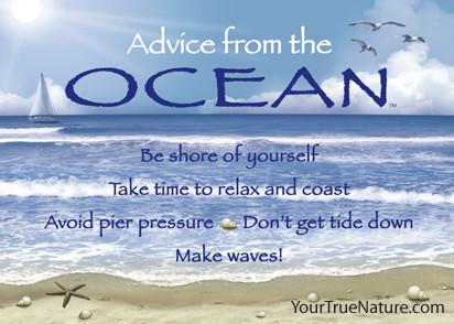 Advice from the Ocean Jumbo Magnet