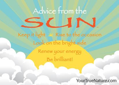 Advice from the Sun Jumbo Magnet