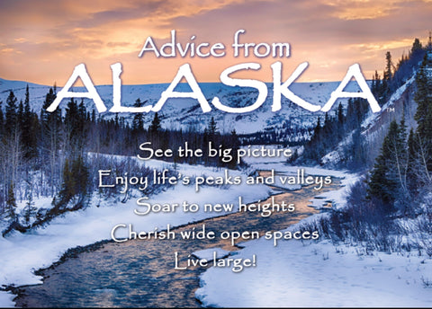 Advice from Alaska- Winter- Jumbo Magnet