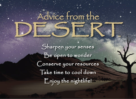 Advice from the Desert Jumbo Magnet