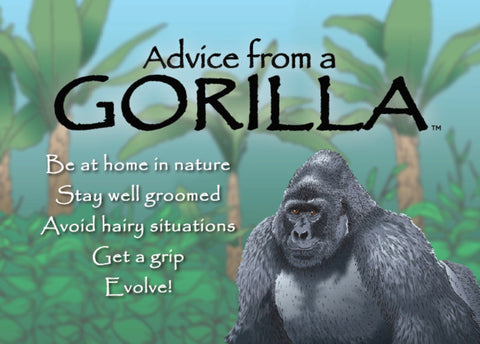 Advice from a Gorilla Jumbo Magnet
