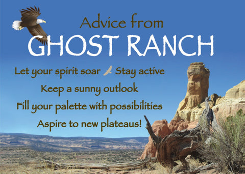 Advice from Ghost Ranch Jumbo Magnet