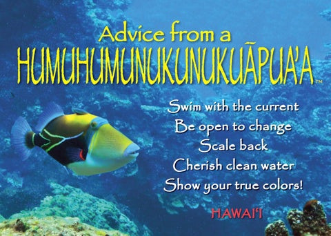 Advice from a Humuhumunukunukuapua'a- Hawai'i- Jumbo Magnet
