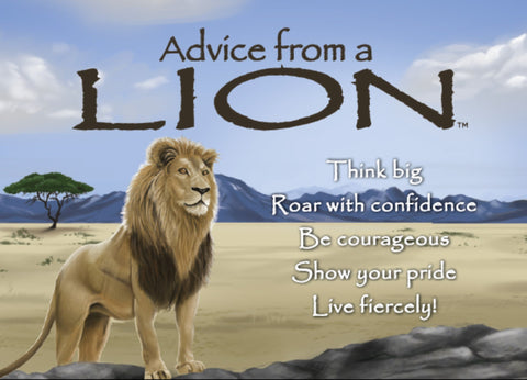Advice from a Lion Jumbo Magnet