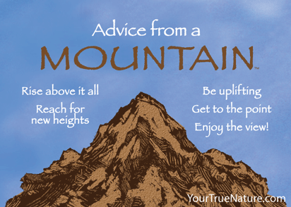 Advice from a Mountain Jumbo Magnet