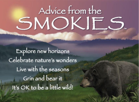 Advice from the Smokies Jumbo Magnet
