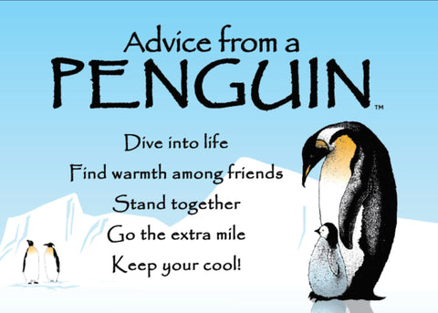 Advice from a Penguin Jumbo Magnet