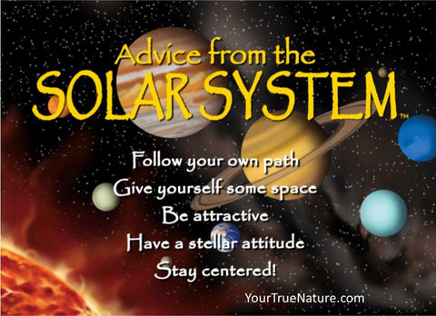 Advice from the Solar System Jumbo Magnet