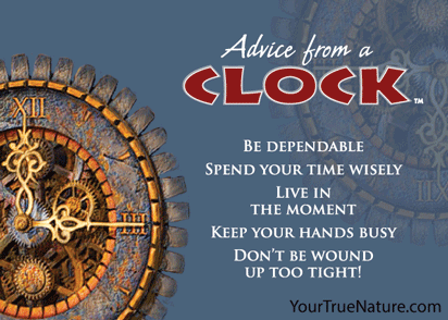 Advice from a Clock Jumbo Magnet