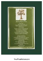 Advice from a Tree Mini Matted Print