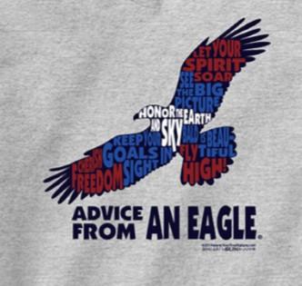 Advice from an Eagle Outline Mug - USA Version