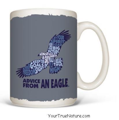 Advice from an Eagle Outline Mug