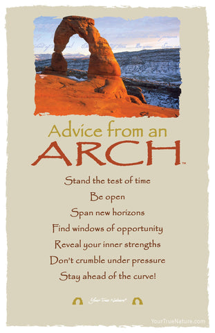 Advice from an Arch - Frameable Art Postcard