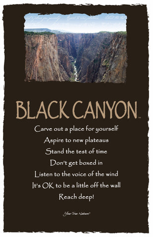 Advice from Black Canyon - Frameable Art Postcard