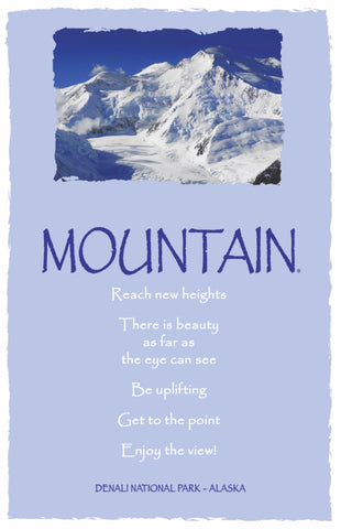 Advice from a Mountain - Denali National Park - Frameable Art Postcard