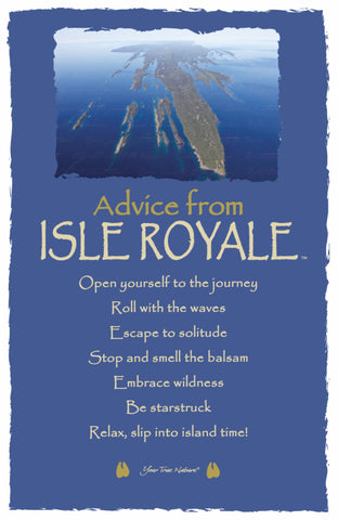 Advice from Isle Royale Frameable Art Postcard