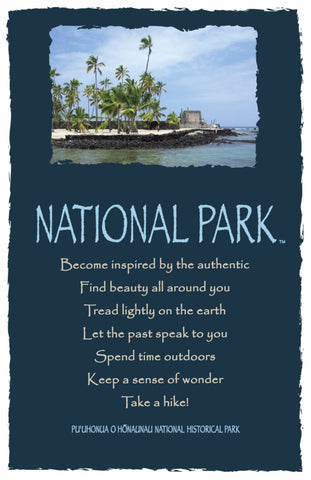 Advice from a National Park- Frameable Art Postcard