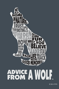 Advice from a Wolf - 4x6 Postcard