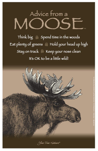 Advice from a Moose Frameable Art Poster 11x17