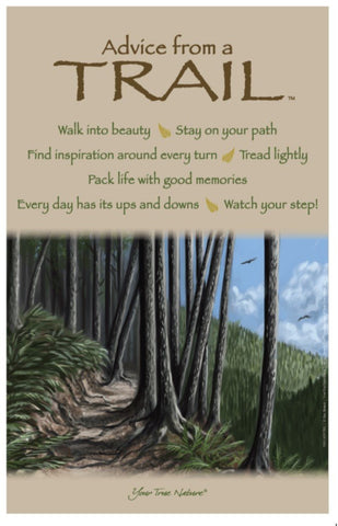 Advice from a Trail Frameable Art Poster 11x17