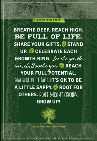 Advice from a Tree - 15th Anniversary Mini Poster